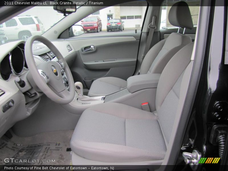 Black Granite Metallic / Titanium 2011 Chevrolet Malibu LS