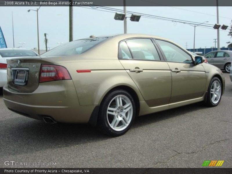 Bold Beige Metallic / Parchment 2008 Acura TL 3.2