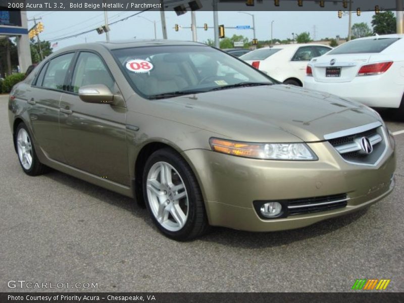 Bold Beige Metallic / Parchment 2008 Acura TL 3.2