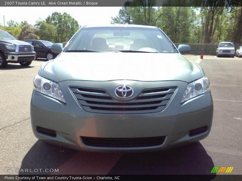 Aloe Green Metallic / Bisque 2007 Toyota Camry LE