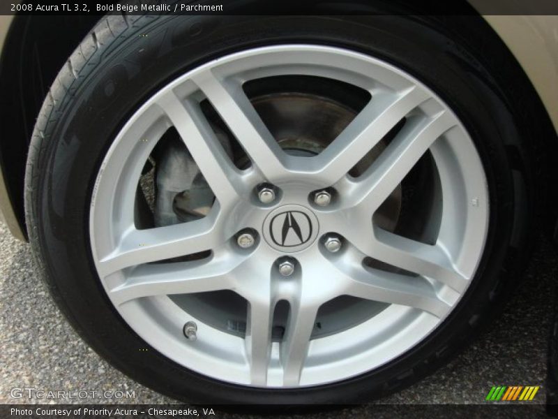 Bold Beige Metallic / Parchment 2008 Acura TL 3.2
