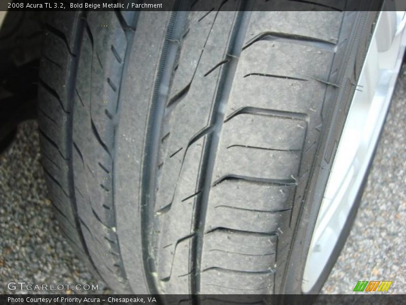 Bold Beige Metallic / Parchment 2008 Acura TL 3.2