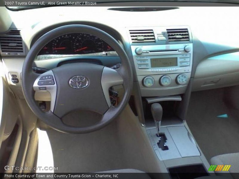 Aloe Green Metallic / Bisque 2007 Toyota Camry LE