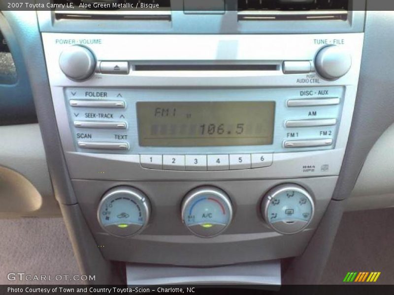 Aloe Green Metallic / Bisque 2007 Toyota Camry LE