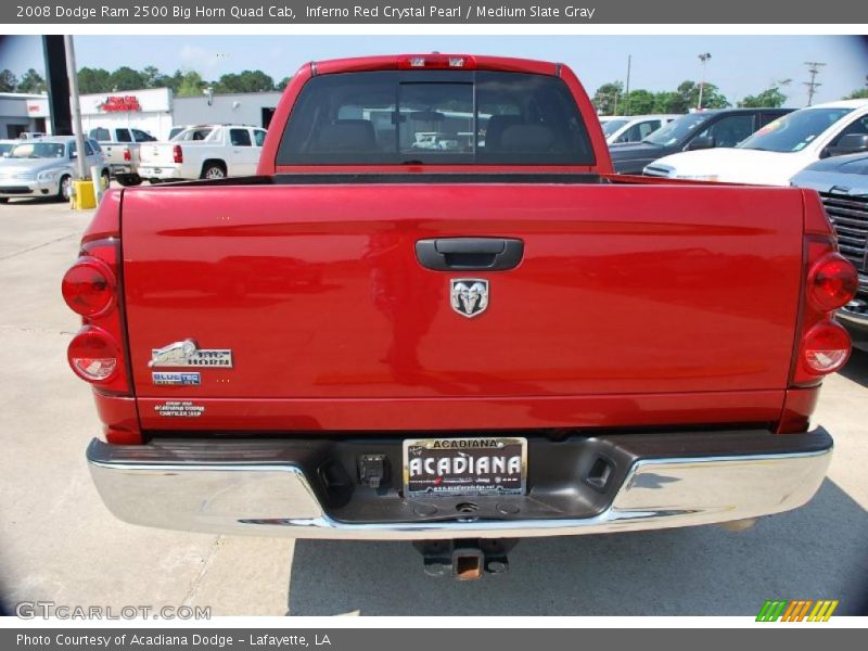 Inferno Red Crystal Pearl / Medium Slate Gray 2008 Dodge Ram 2500 Big Horn Quad Cab
