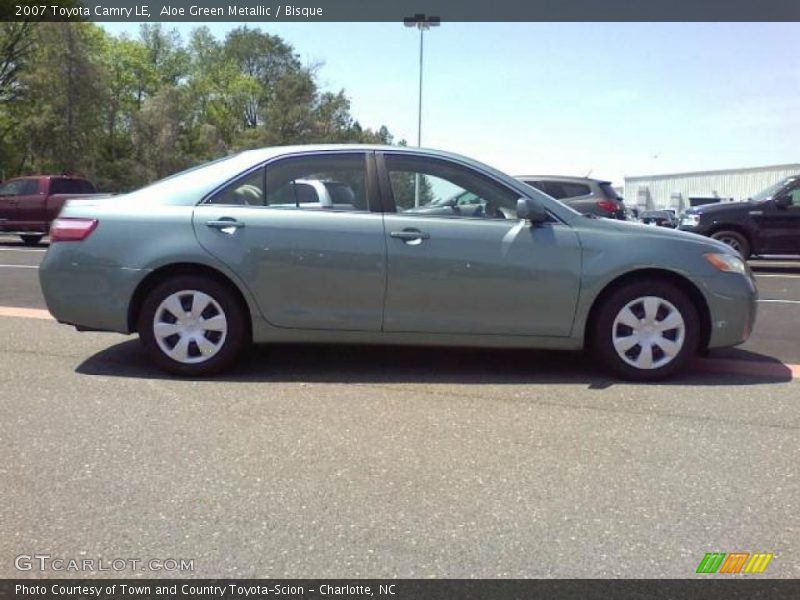 Aloe Green Metallic / Bisque 2007 Toyota Camry LE