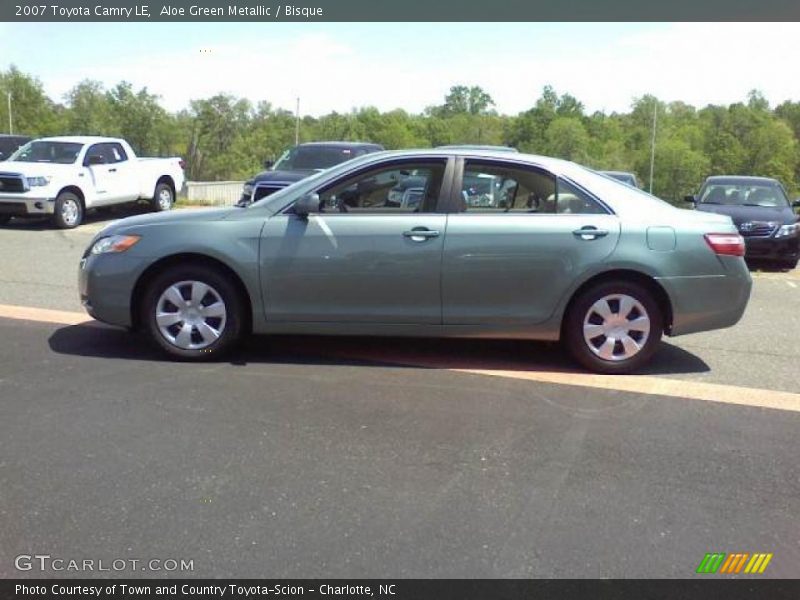 Aloe Green Metallic / Bisque 2007 Toyota Camry LE