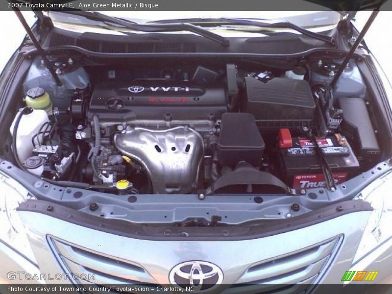 Aloe Green Metallic / Bisque 2007 Toyota Camry LE