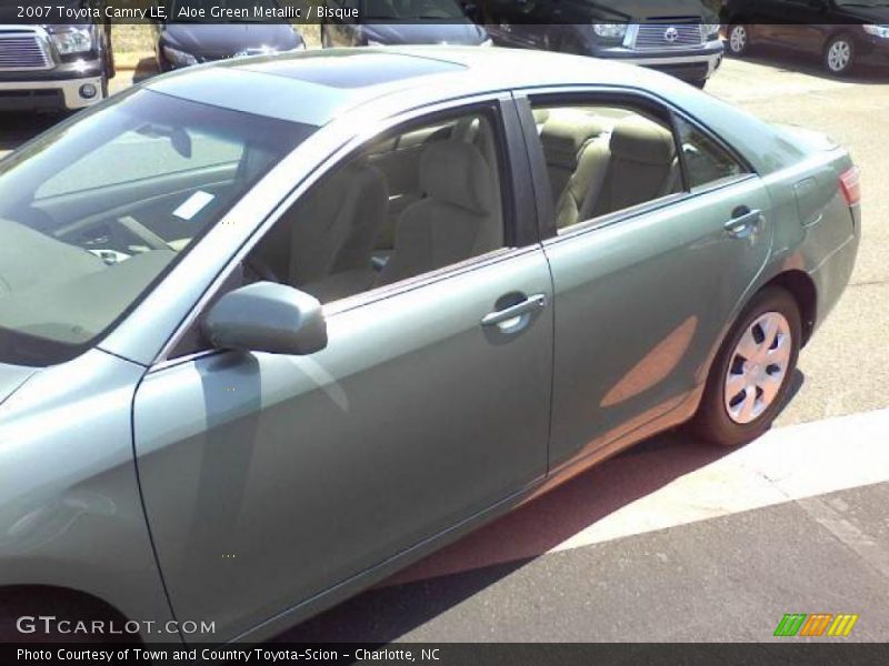Aloe Green Metallic / Bisque 2007 Toyota Camry LE