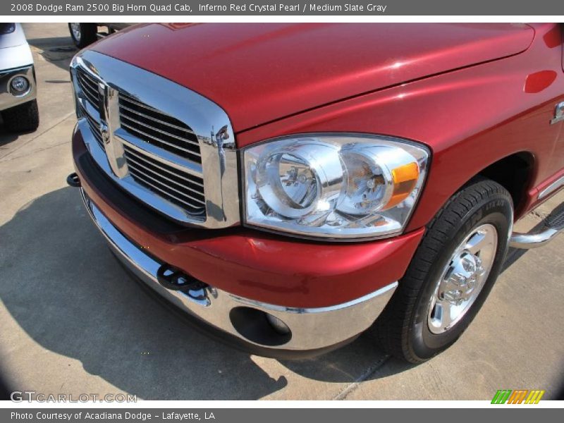 Inferno Red Crystal Pearl / Medium Slate Gray 2008 Dodge Ram 2500 Big Horn Quad Cab