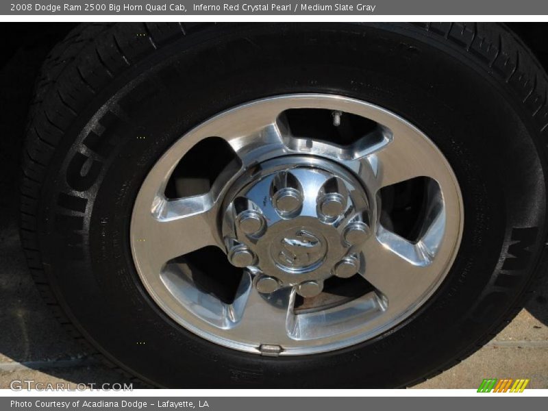 Inferno Red Crystal Pearl / Medium Slate Gray 2008 Dodge Ram 2500 Big Horn Quad Cab