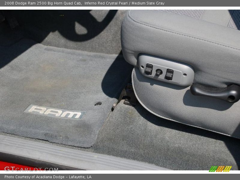 Inferno Red Crystal Pearl / Medium Slate Gray 2008 Dodge Ram 2500 Big Horn Quad Cab