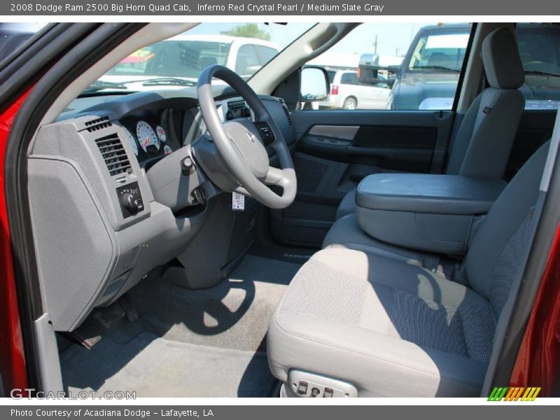 Inferno Red Crystal Pearl / Medium Slate Gray 2008 Dodge Ram 2500 Big Horn Quad Cab