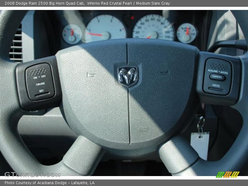 Inferno Red Crystal Pearl / Medium Slate Gray 2008 Dodge Ram 2500 Big Horn Quad Cab
