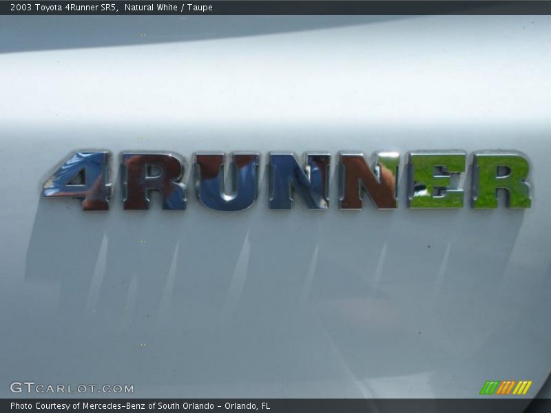 Natural White / Taupe 2003 Toyota 4Runner SR5