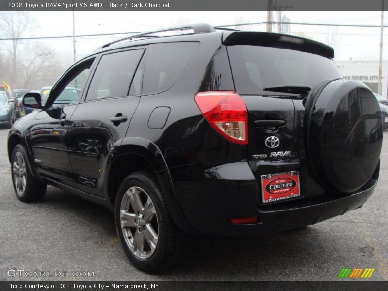 Black / Dark Charcoal 2008 Toyota RAV4 Sport V6 4WD