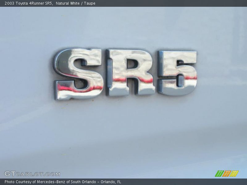 Natural White / Taupe 2003 Toyota 4Runner SR5