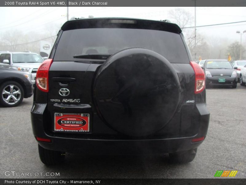 Black / Dark Charcoal 2008 Toyota RAV4 Sport V6 4WD