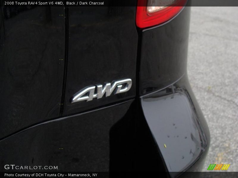 Black / Dark Charcoal 2008 Toyota RAV4 Sport V6 4WD