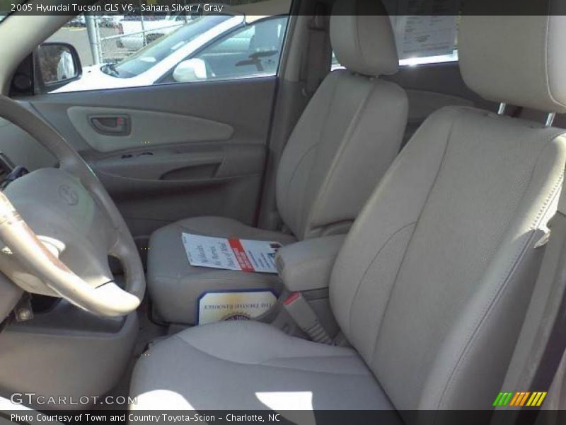 Sahara Silver / Gray 2005 Hyundai Tucson GLS V6