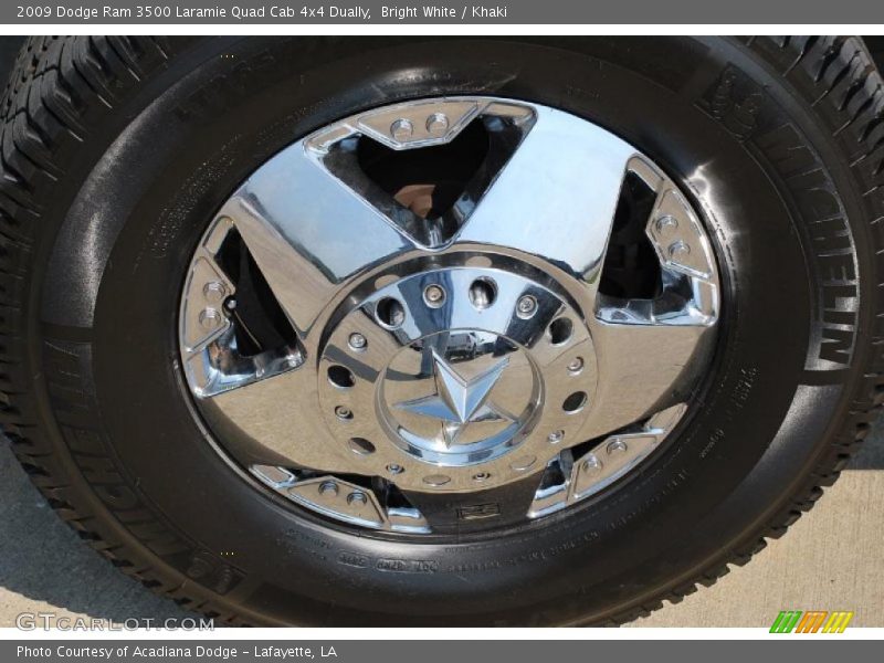 Custom Wheels of 2009 Ram 3500 Laramie Quad Cab 4x4 Dually