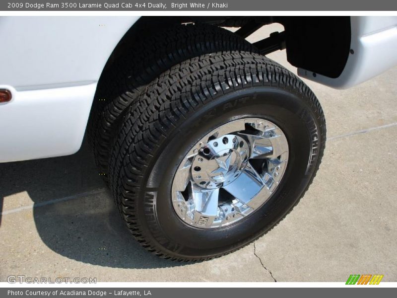 Custom Wheels of 2009 Ram 3500 Laramie Quad Cab 4x4 Dually