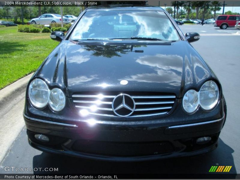 Black / Stone 2004 Mercedes-Benz CLK 500 Coupe