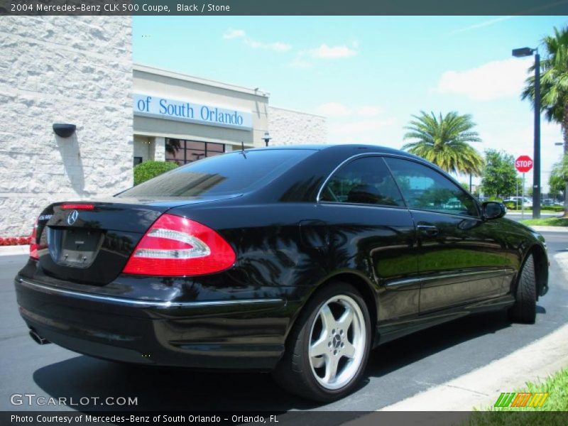 Black / Stone 2004 Mercedes-Benz CLK 500 Coupe