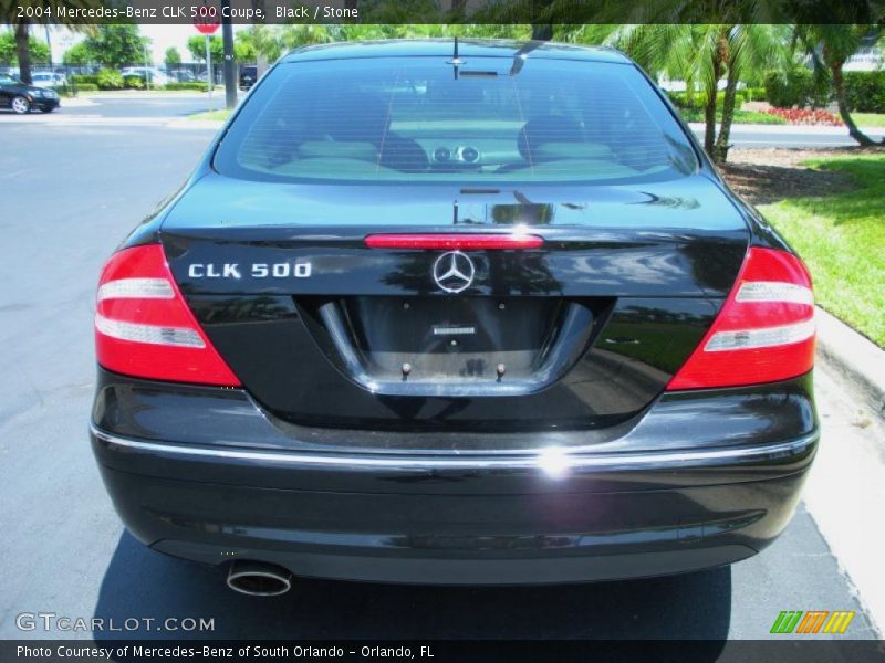 Black / Stone 2004 Mercedes-Benz CLK 500 Coupe