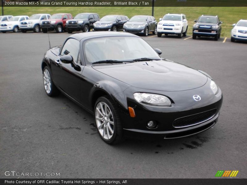 Front 3/4 View of 2008 MX-5 Miata Grand Touring Hardtop Roadster