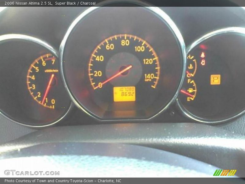 Super Black / Charcoal 2006 Nissan Altima 2.5 SL