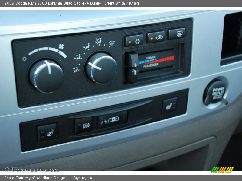 Controls of 2009 Ram 3500 Laramie Quad Cab 4x4 Dually