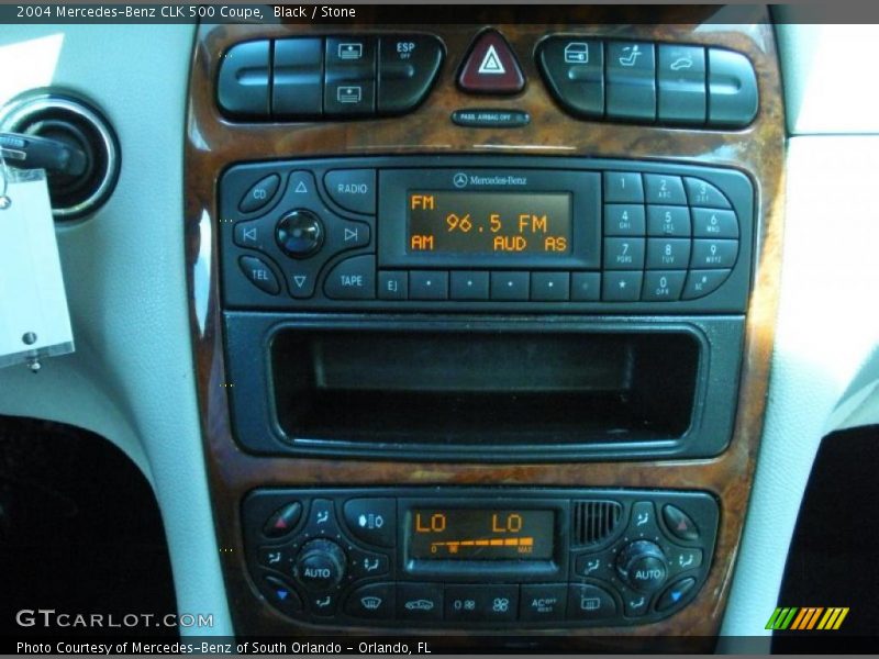 Controls of 2004 CLK 500 Coupe