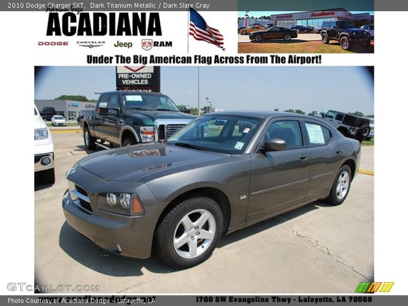 Dark Titanium Metallic / Dark Slate Gray 2010 Dodge Charger SXT