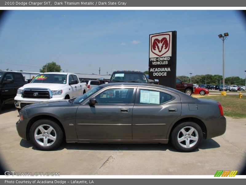 Dark Titanium Metallic / Dark Slate Gray 2010 Dodge Charger SXT