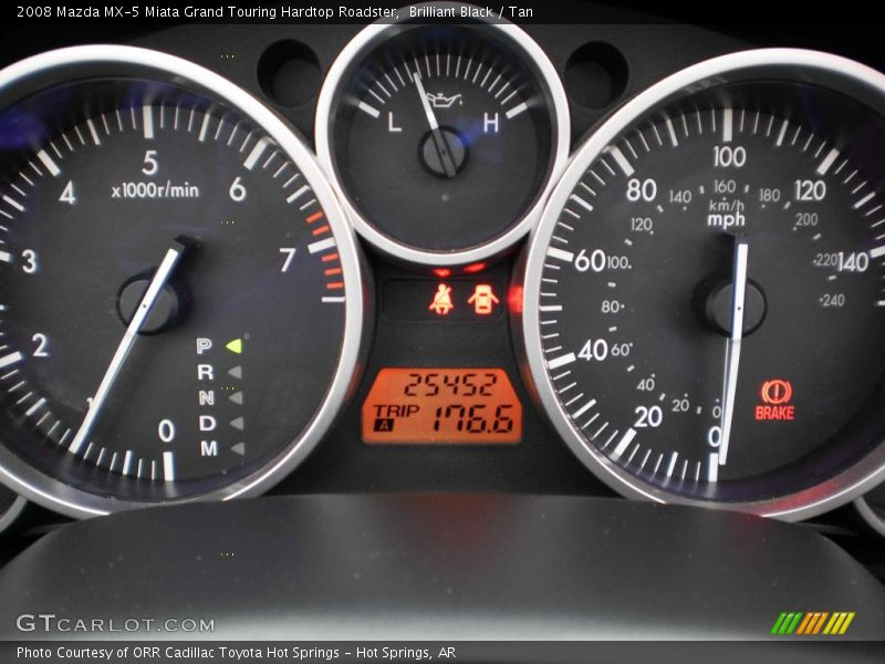  2008 MX-5 Miata Grand Touring Hardtop Roadster Grand Touring Hardtop Roadster Gauges