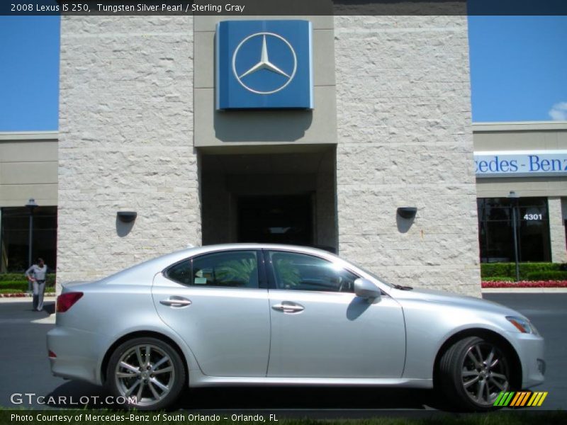 Tungsten Silver Pearl / Sterling Gray 2008 Lexus IS 250