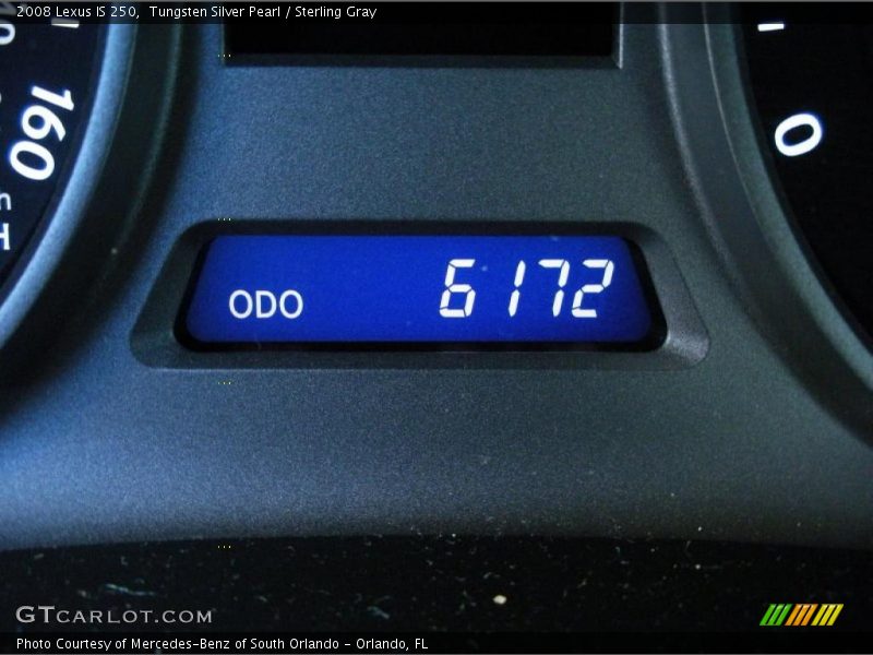 Tungsten Silver Pearl / Sterling Gray 2008 Lexus IS 250