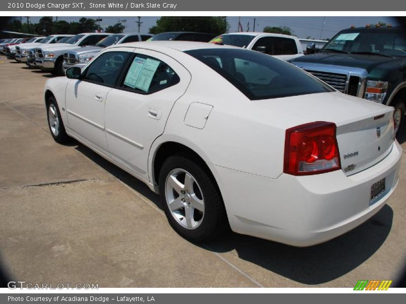 Stone White / Dark Slate Gray 2010 Dodge Charger SXT