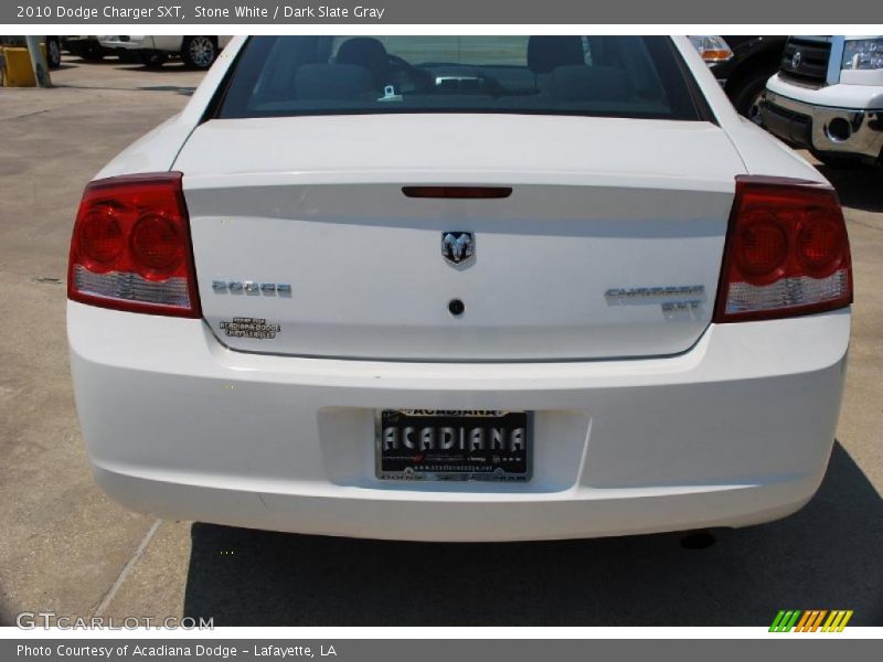 Stone White / Dark Slate Gray 2010 Dodge Charger SXT