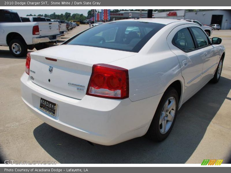 Stone White / Dark Slate Gray 2010 Dodge Charger SXT