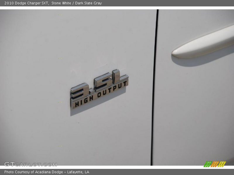 Stone White / Dark Slate Gray 2010 Dodge Charger SXT