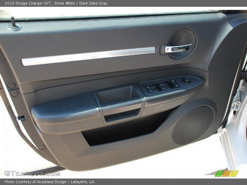 Stone White / Dark Slate Gray 2010 Dodge Charger SXT