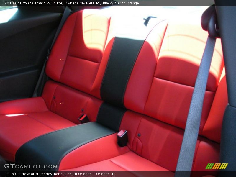  2010 Camaro SS Coupe Black/Inferno Orange Interior