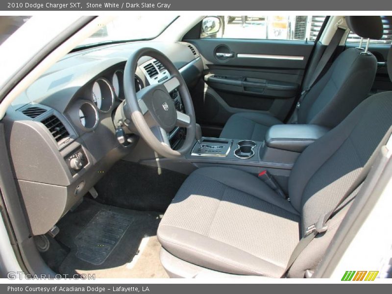 Stone White / Dark Slate Gray 2010 Dodge Charger SXT