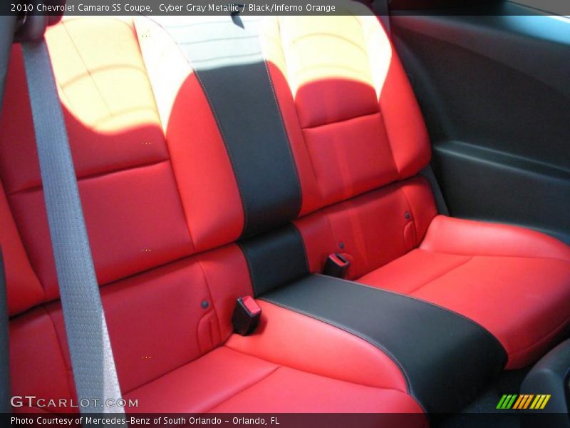  2010 Camaro SS Coupe Black/Inferno Orange Interior