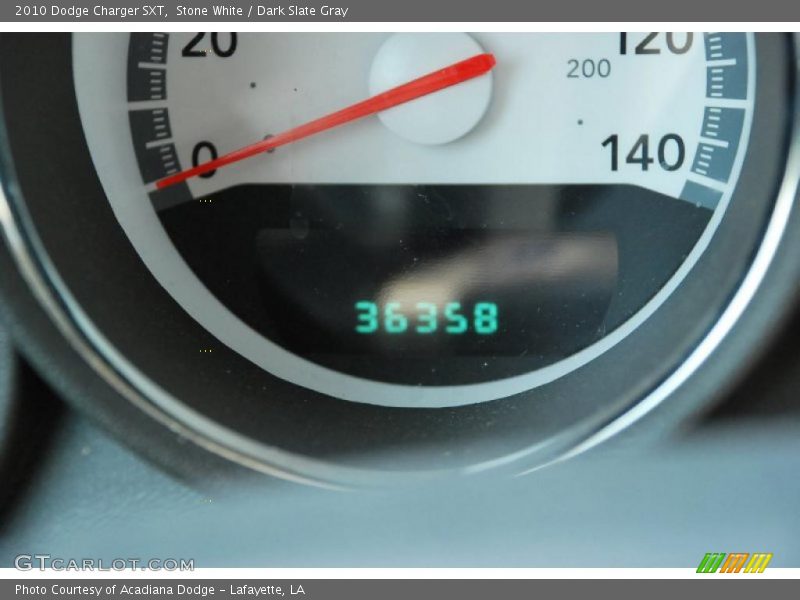 Stone White / Dark Slate Gray 2010 Dodge Charger SXT