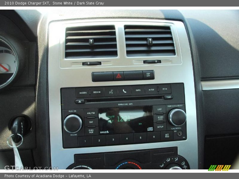 Stone White / Dark Slate Gray 2010 Dodge Charger SXT