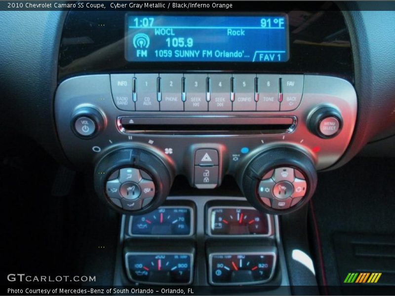 Controls of 2010 Camaro SS Coupe