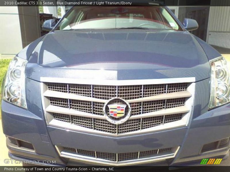 Blue Diamond Tricoat / Light Titanium/Ebony 2010 Cadillac CTS 3.0 Sedan